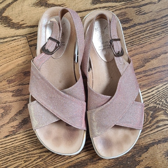 Anthropologie KMB Platform Sandals Size 38 - Picture 2 of 10